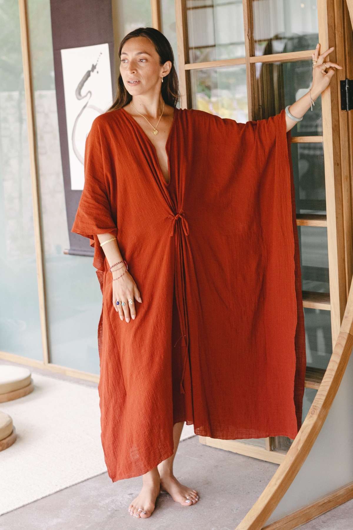 River Kaftan (Cotton Gauze, Multiple Colors)