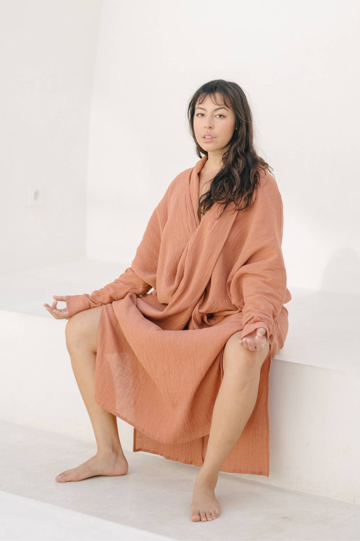 Amma Gown (Coral or Indigo)