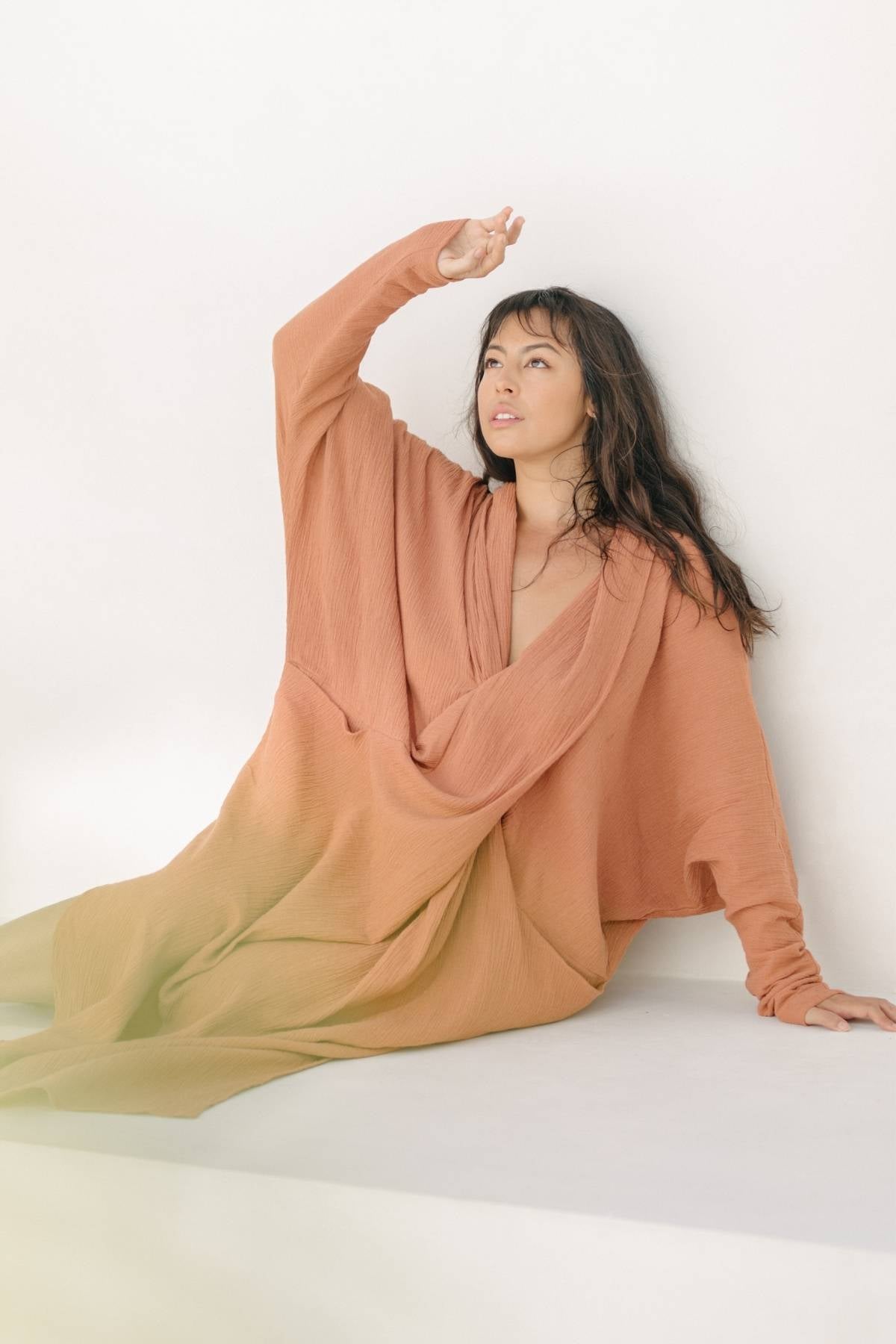 Amma Gown (Coral or Indigo)