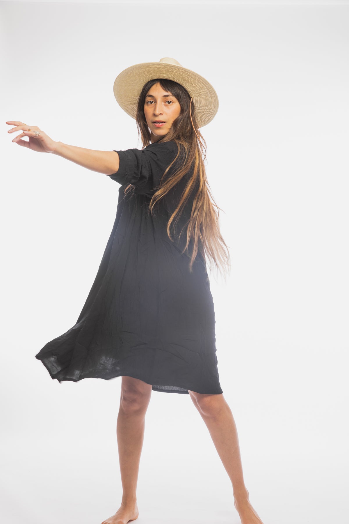 Dark Moon Edition Kundalini Gown Short (100% Bamboo Rayon, Season End Sale)