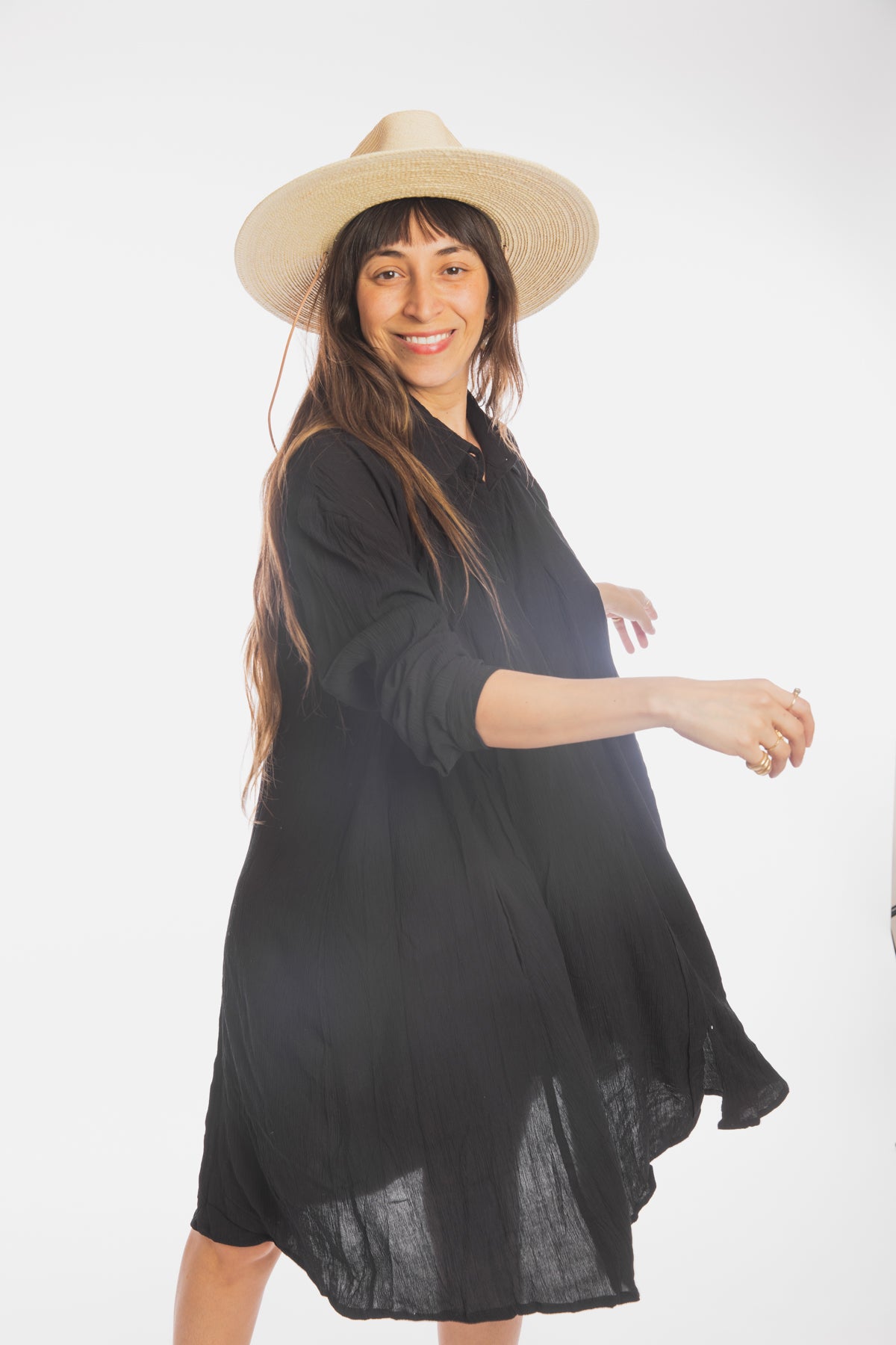 Dark Moon Edition Kundalini Gown Short (100% Bamboo Rayon, Season End Sale)