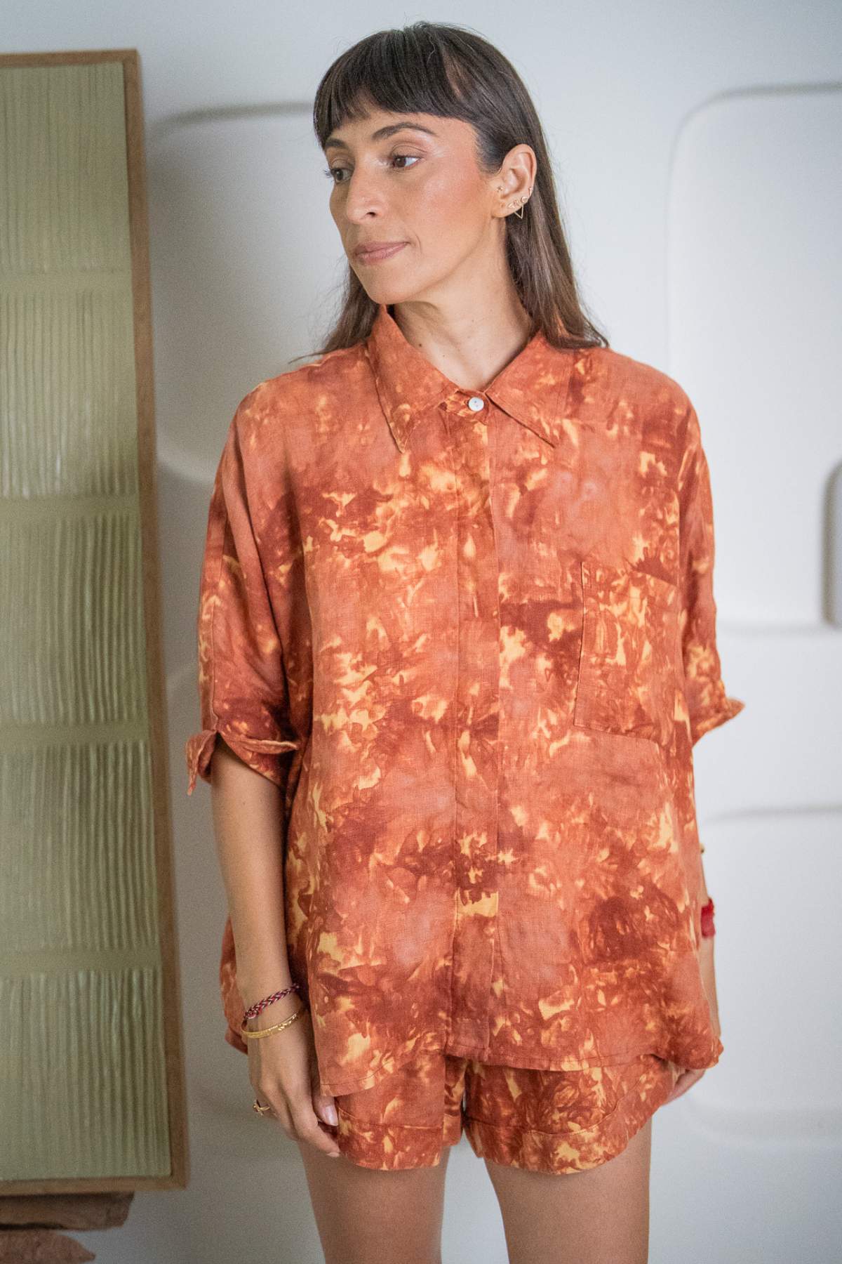 A wardrobe for the woman in transition, linen clothing by Myrah Penaloza