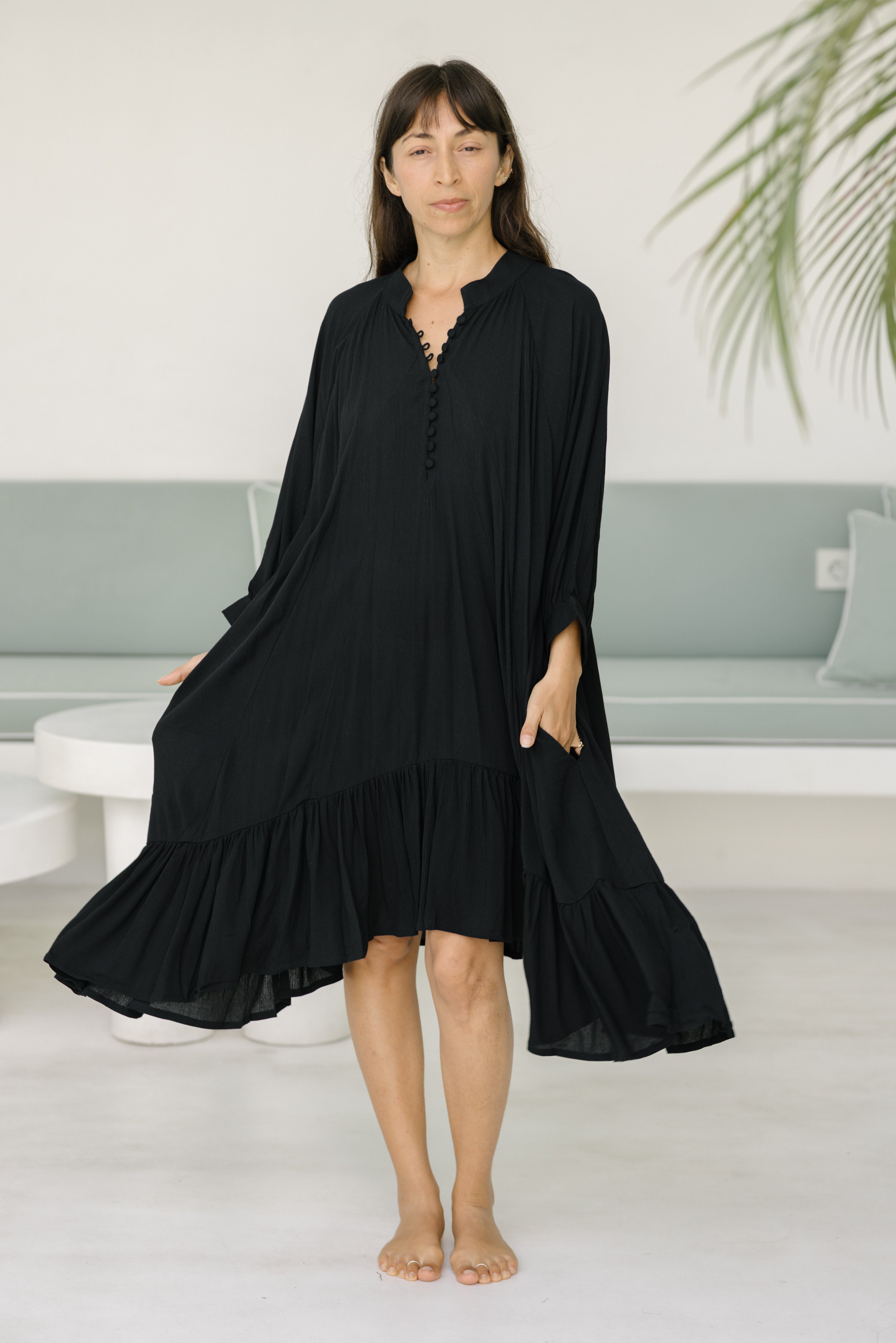 FRIDA Gown Short Bamboo Rayon - PR