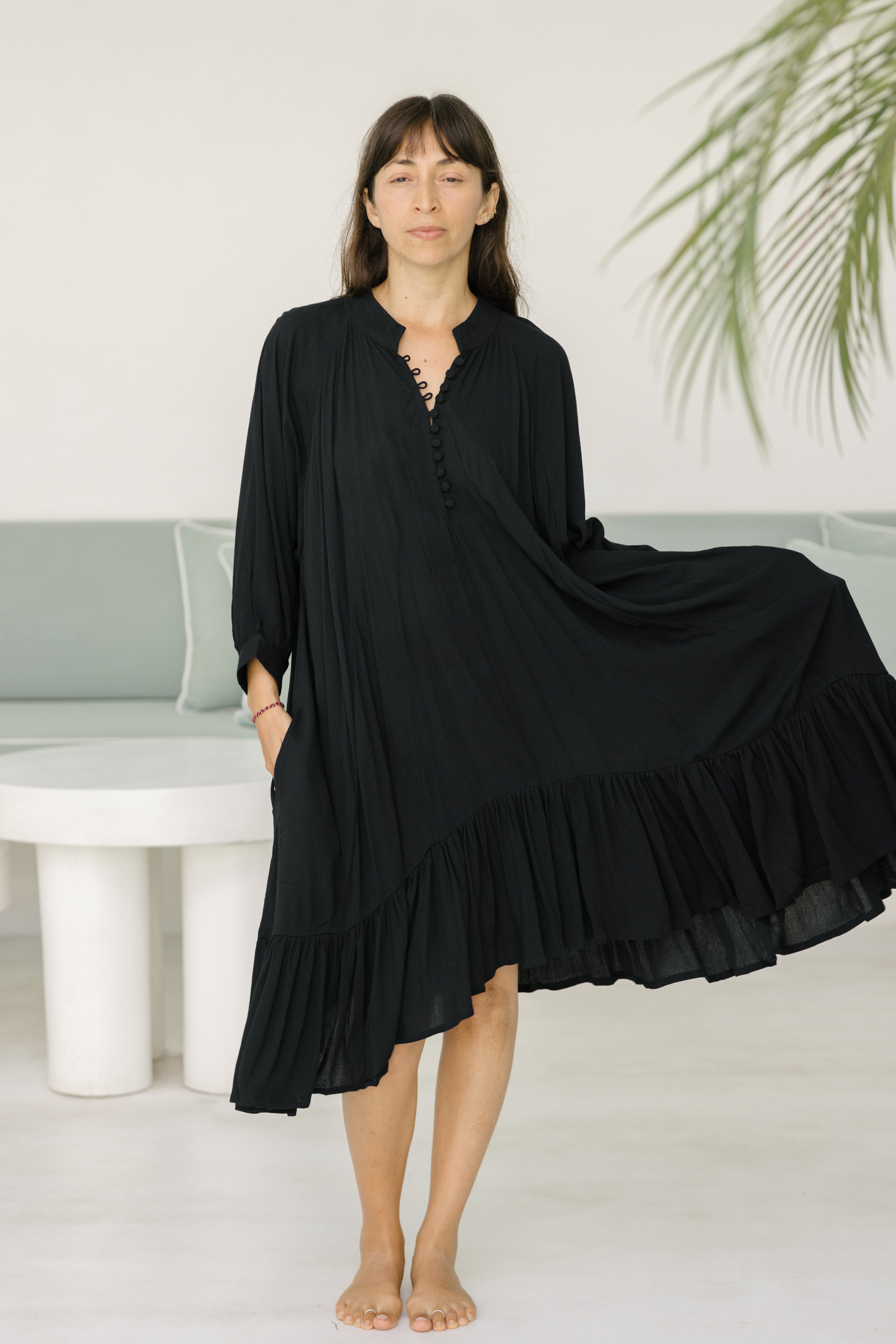 FRIDA Gown Short Bamboo Rayon - PR