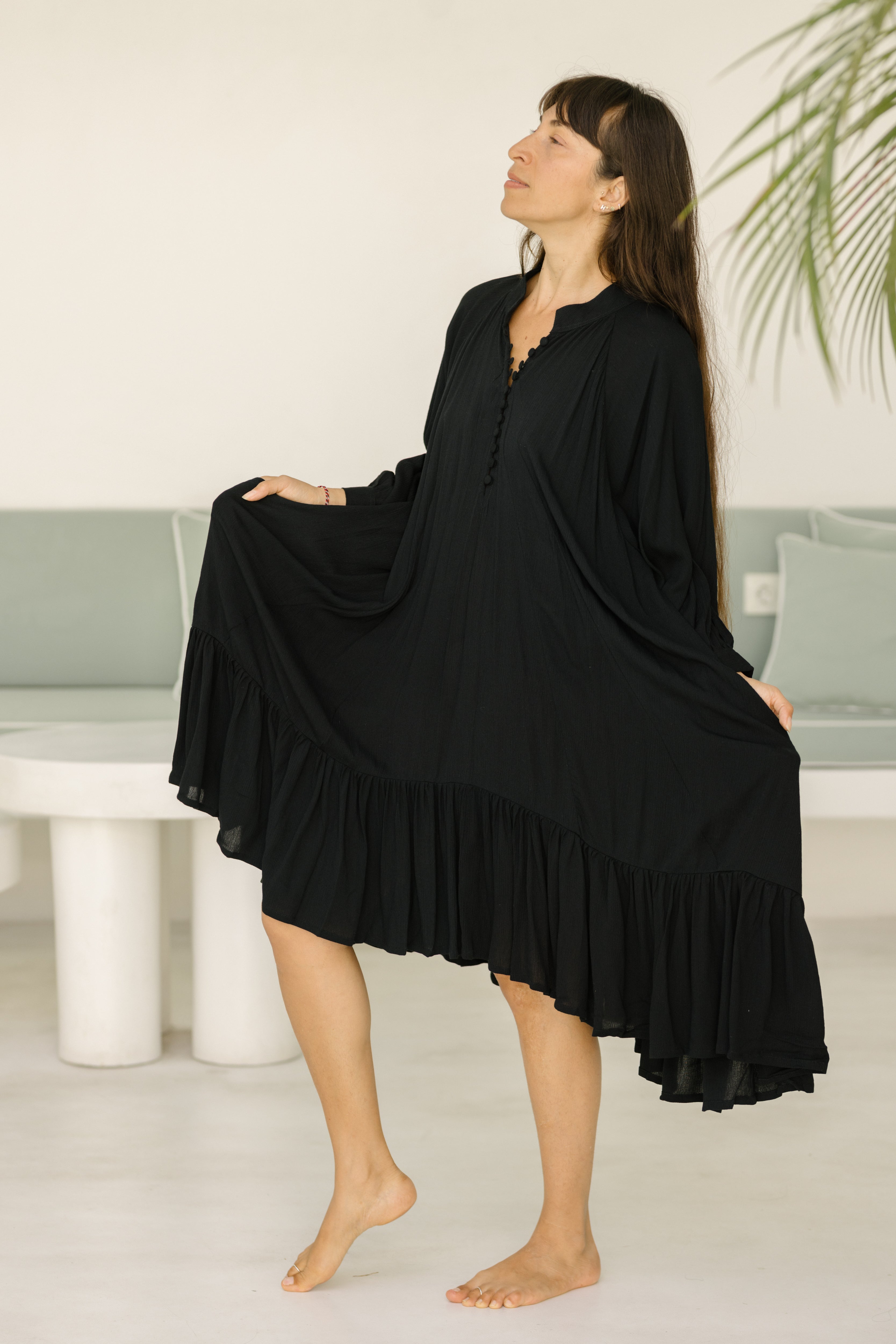 FRIDA Gown Short Bamboo Rayon - PR