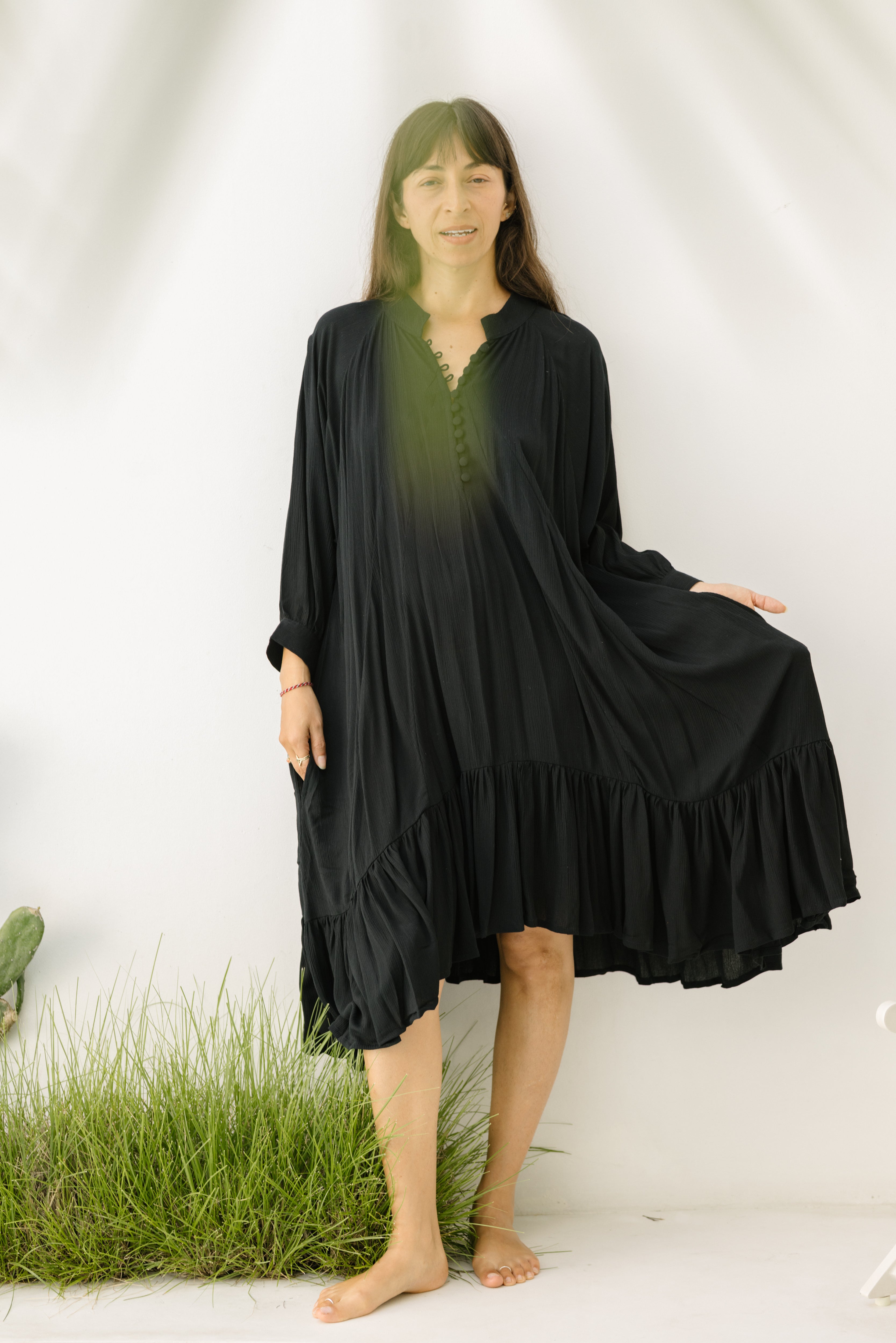 FRIDA Gown Short Bamboo Rayon - PR