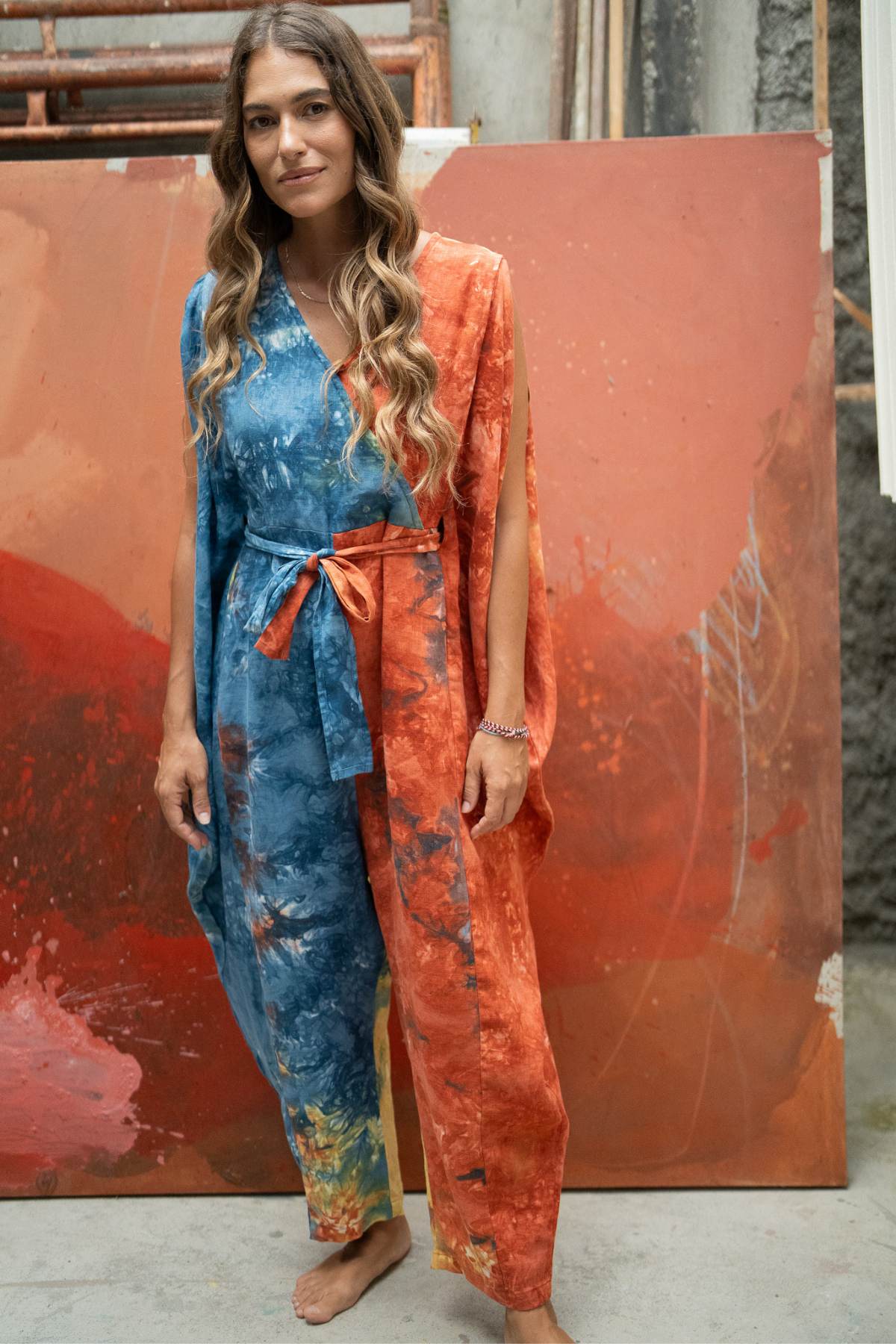 Kuan Yin Playsuit - Mahashivrati Botanical Dye