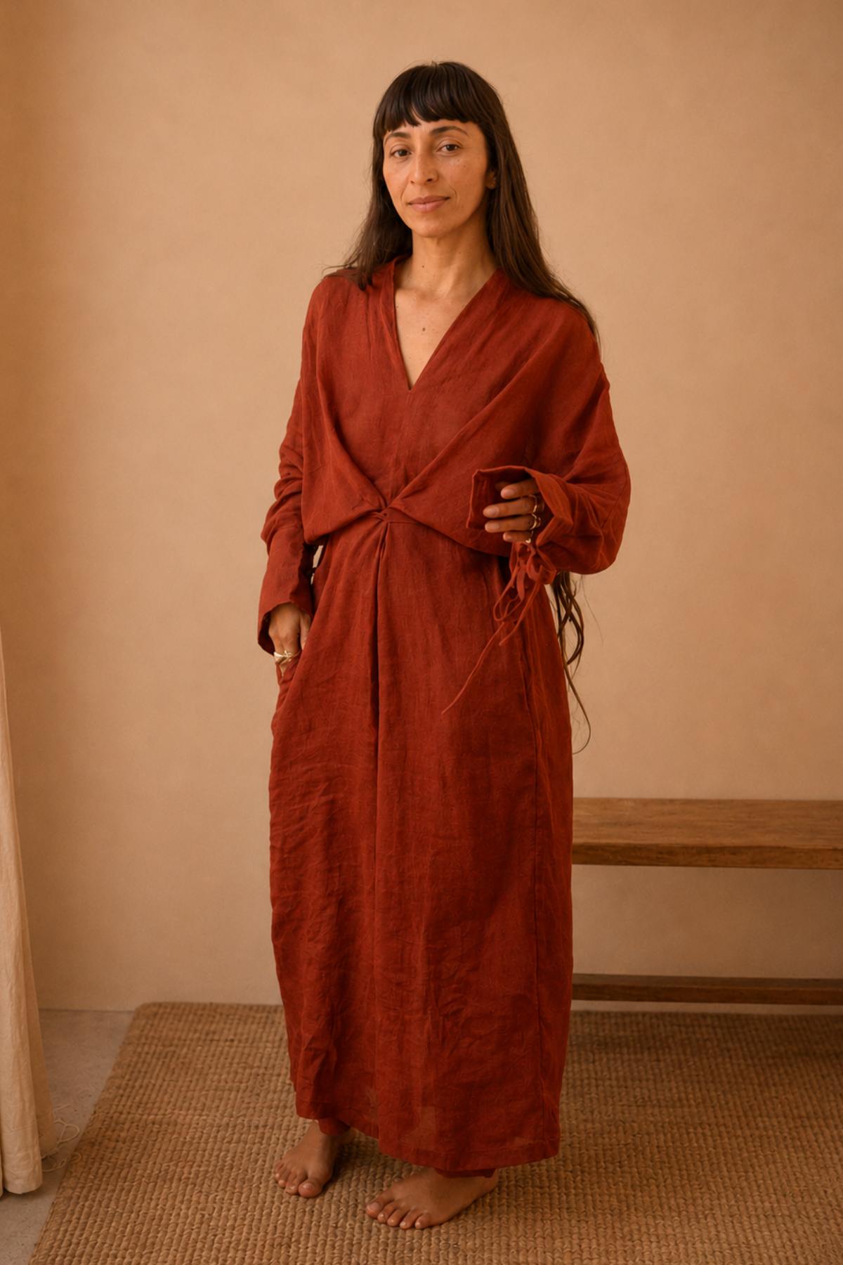 Tara Set with Mona Linen Pants
