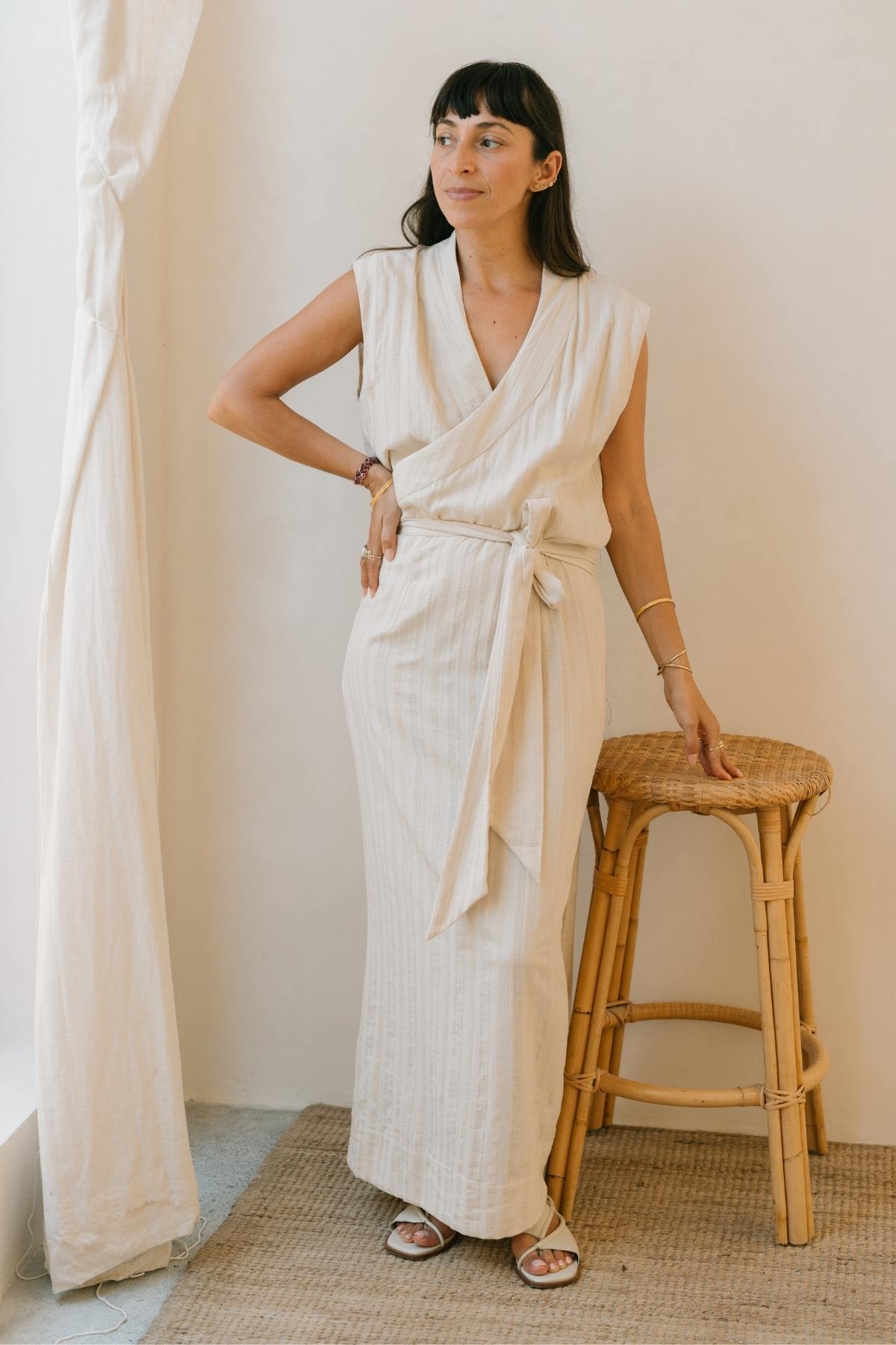 The Dharma Gown - Handwoven Cotton