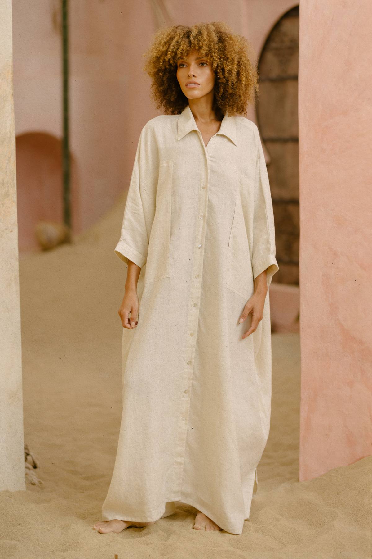 Kundalini Gown Bosse (100% Linen) MADE TO ORDER