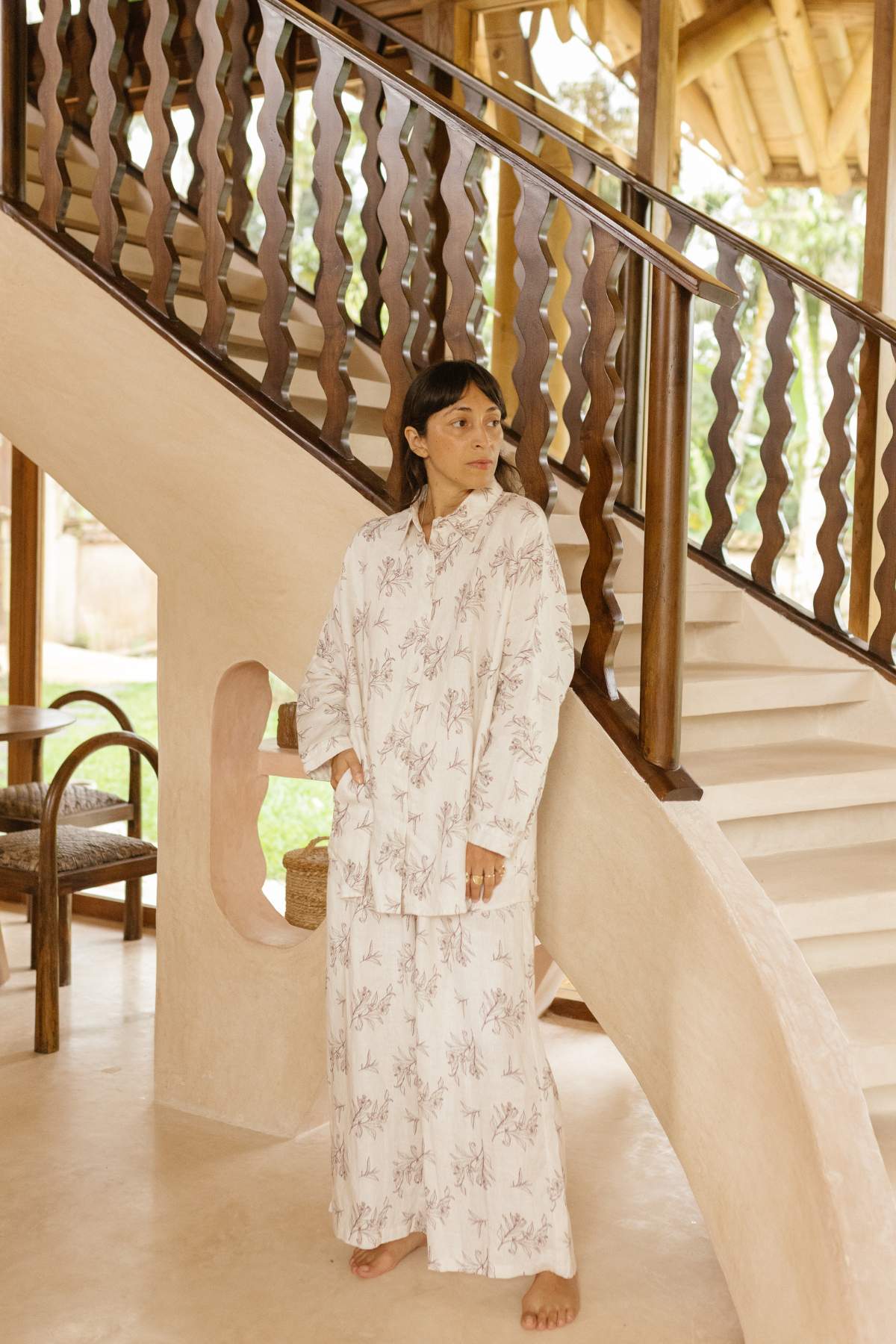 Saturn Top and Mona Pant Cha Dao (Top & Pant Set)