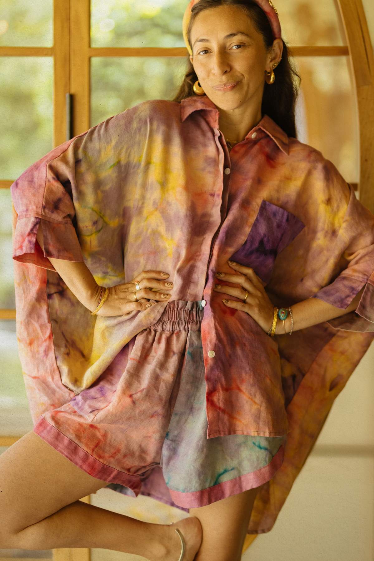 Rainbeau Linen Suka Set