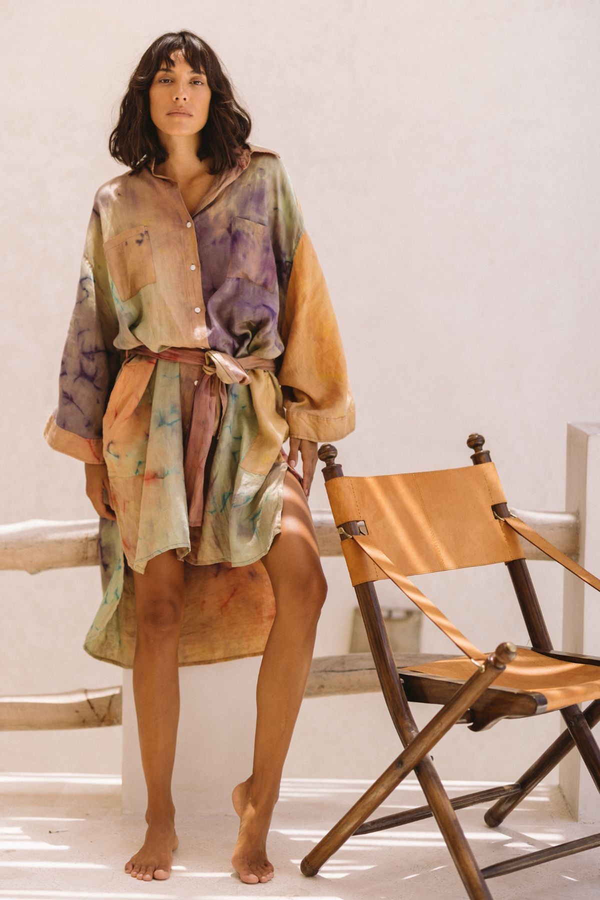 Fall Nidra Duster (Full Length Linen)