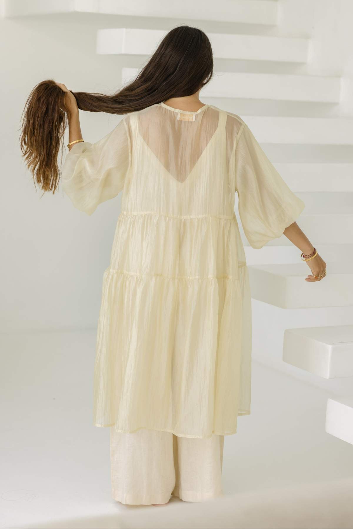 Magnolia Gown Golden Sheer