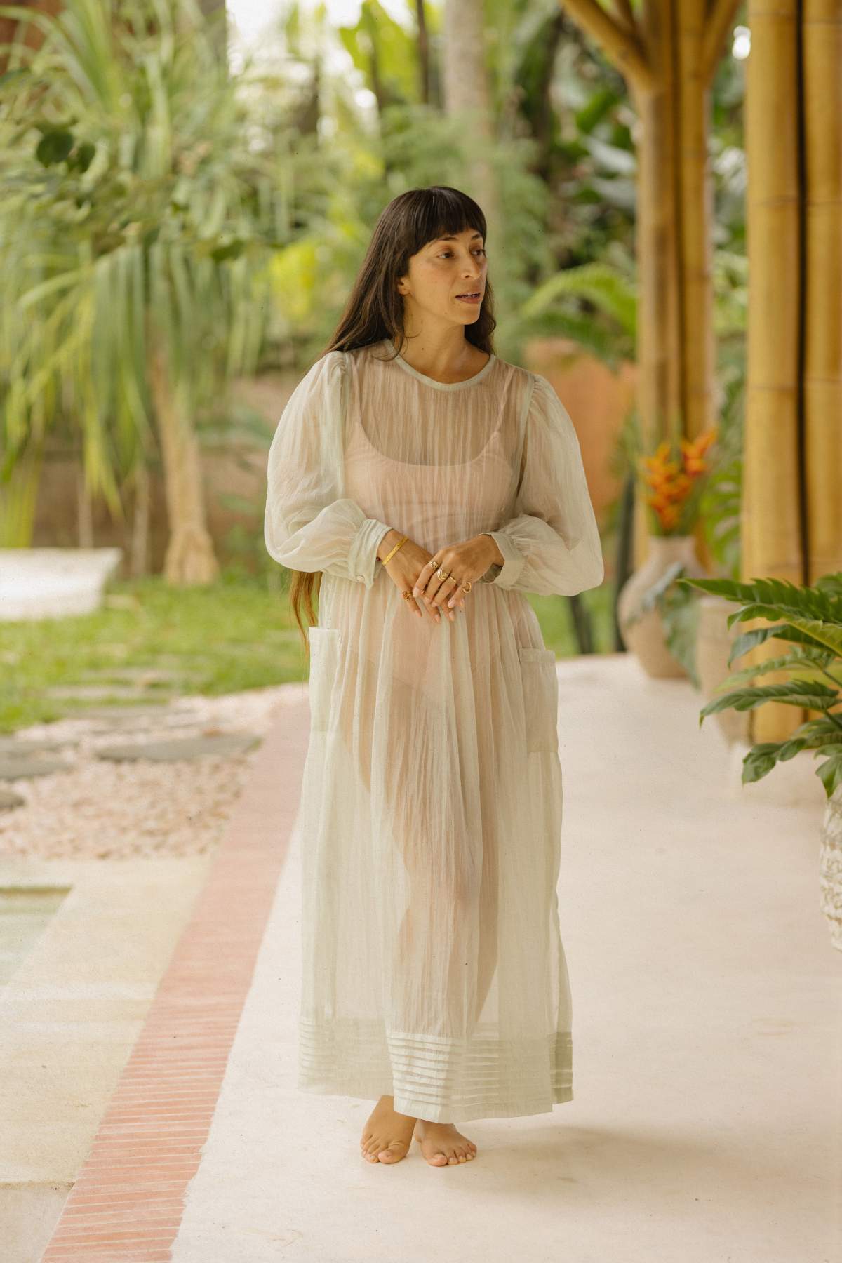 Garden Frock Sheer Organza