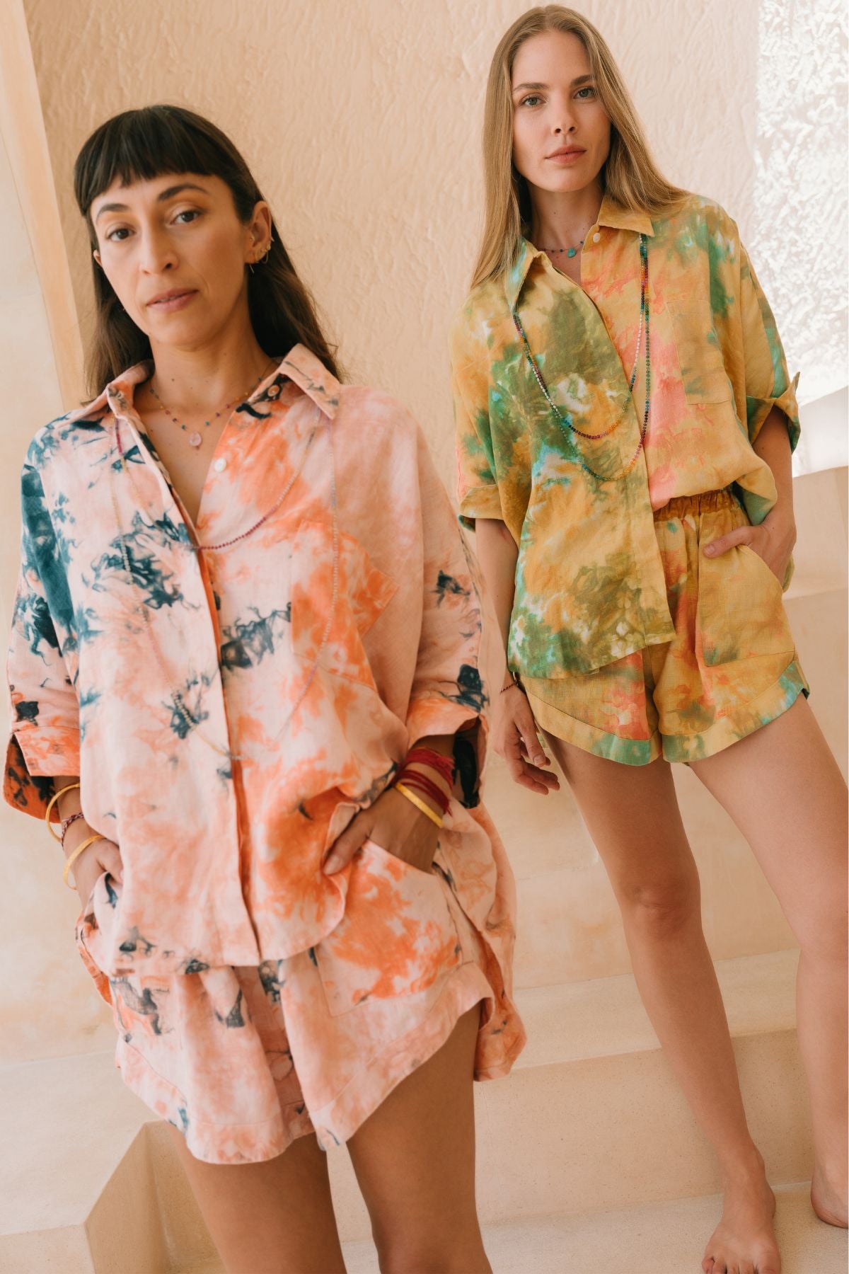 Uluwatu Sunset Linen Suka Set