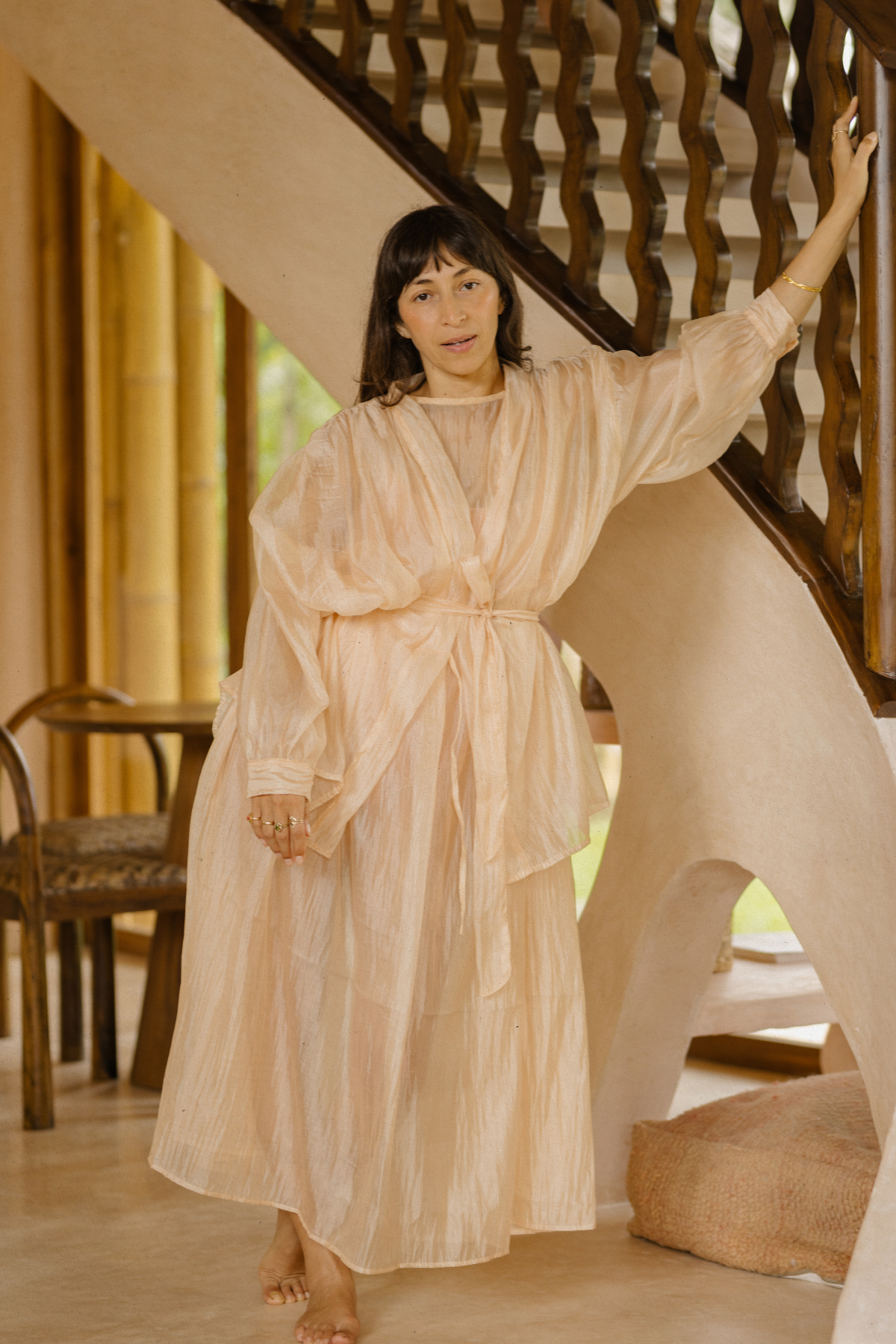 Organza Jasmine Kimono Top