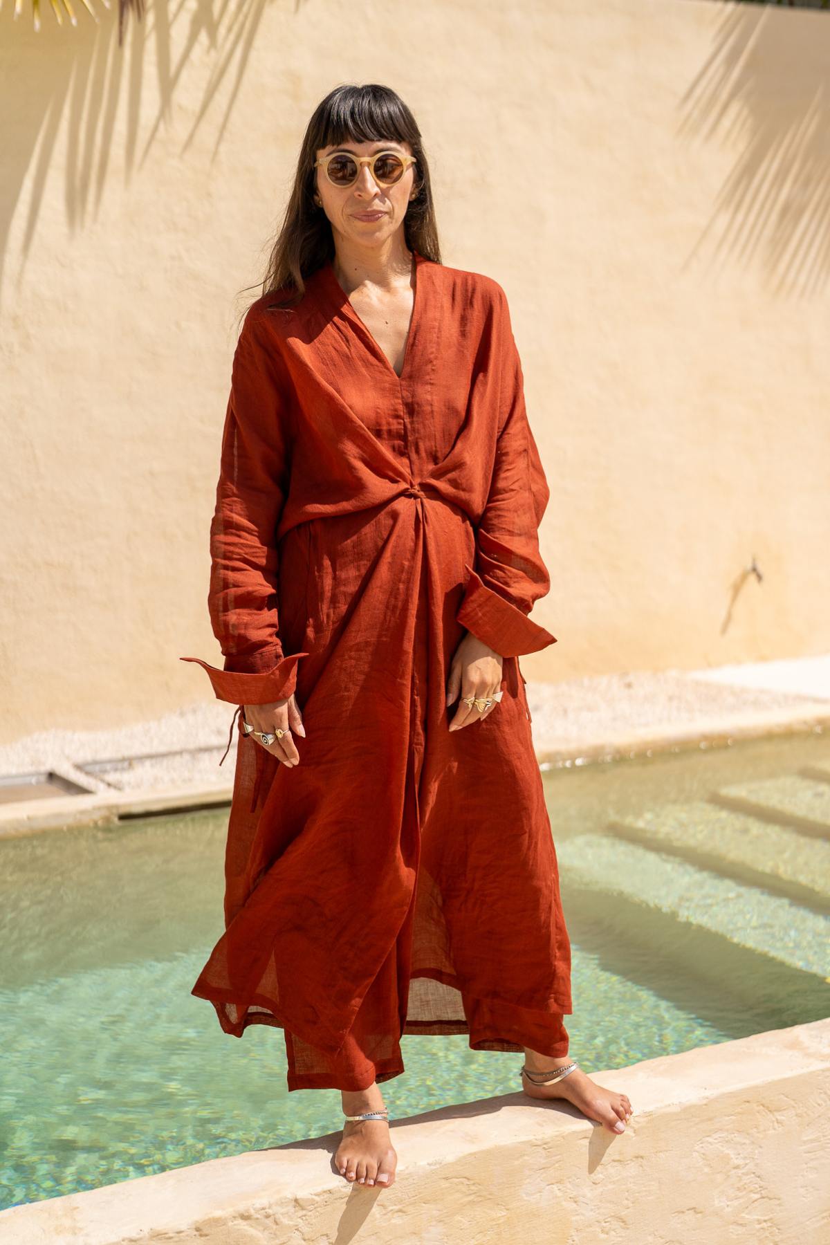 Tara Set with Mona Linen Pants
