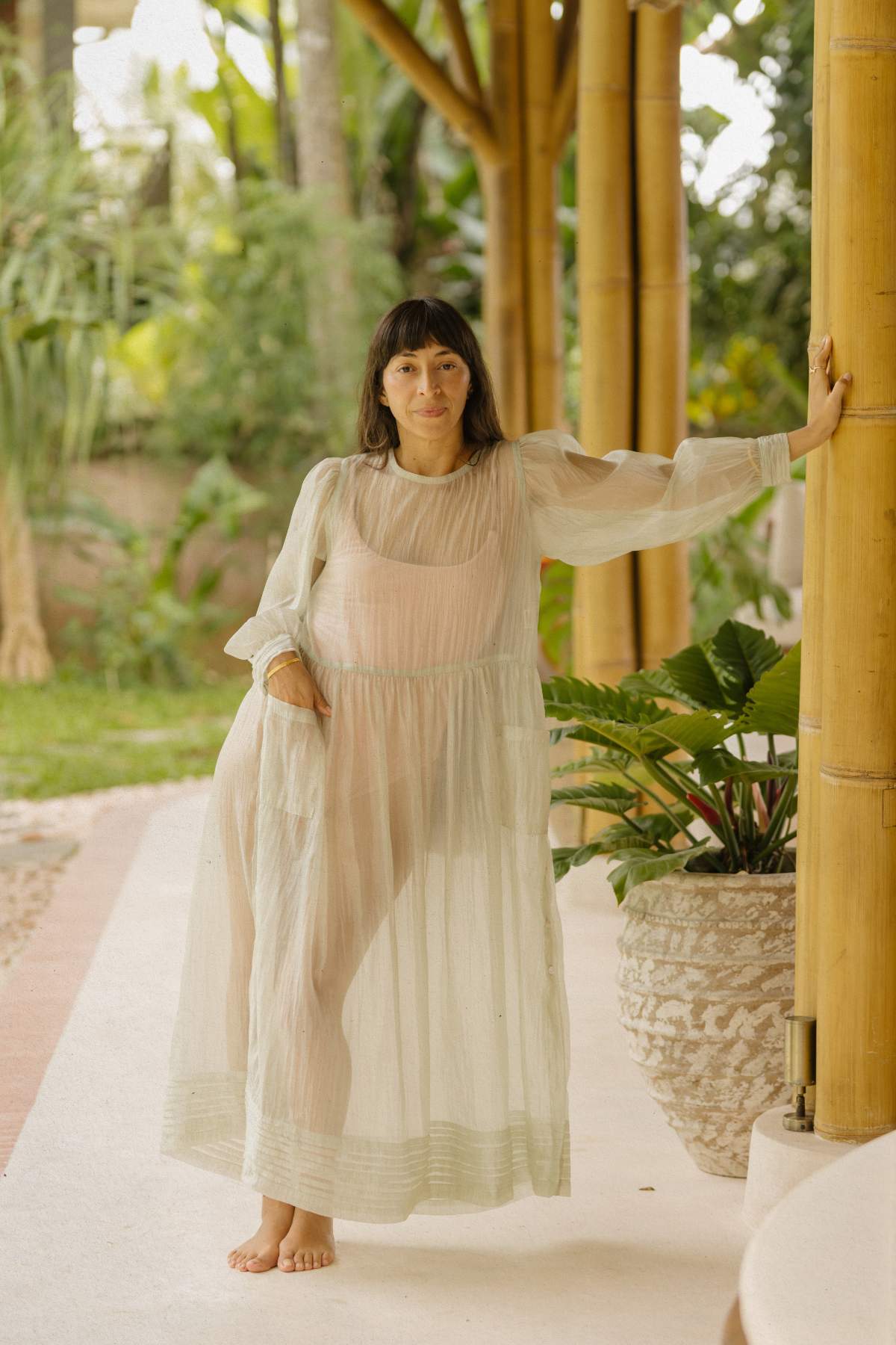 Garden Frock Sheer Organza