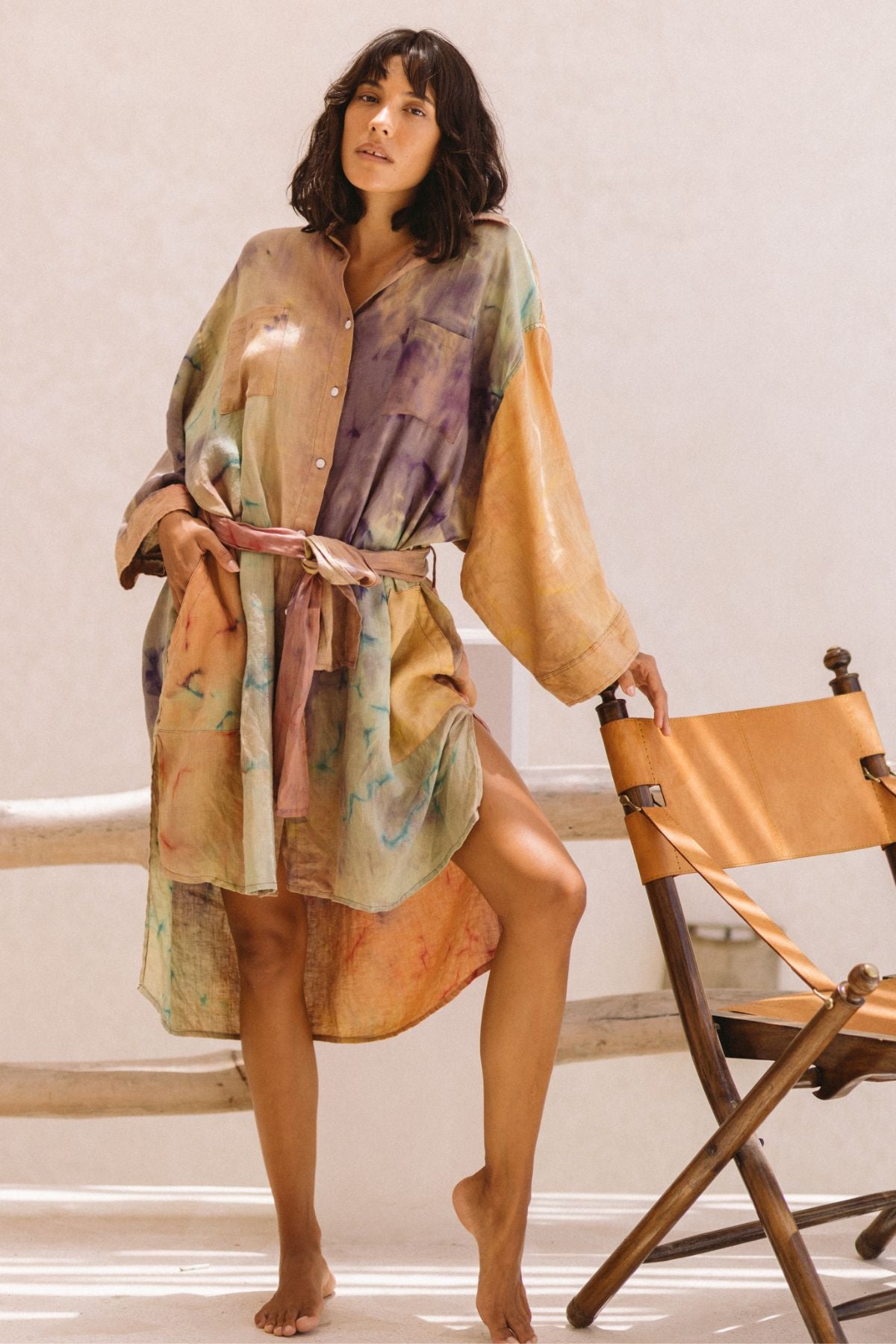 Fall Nidra Duster (Full Length Linen)