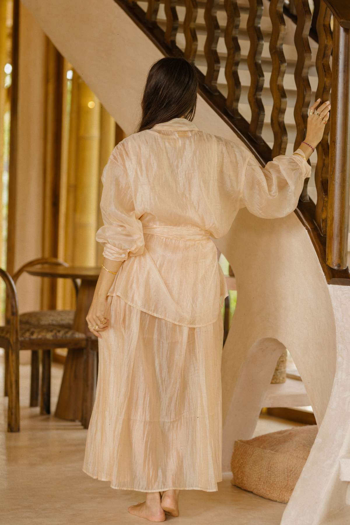Organza Jasmine Kimono Top
