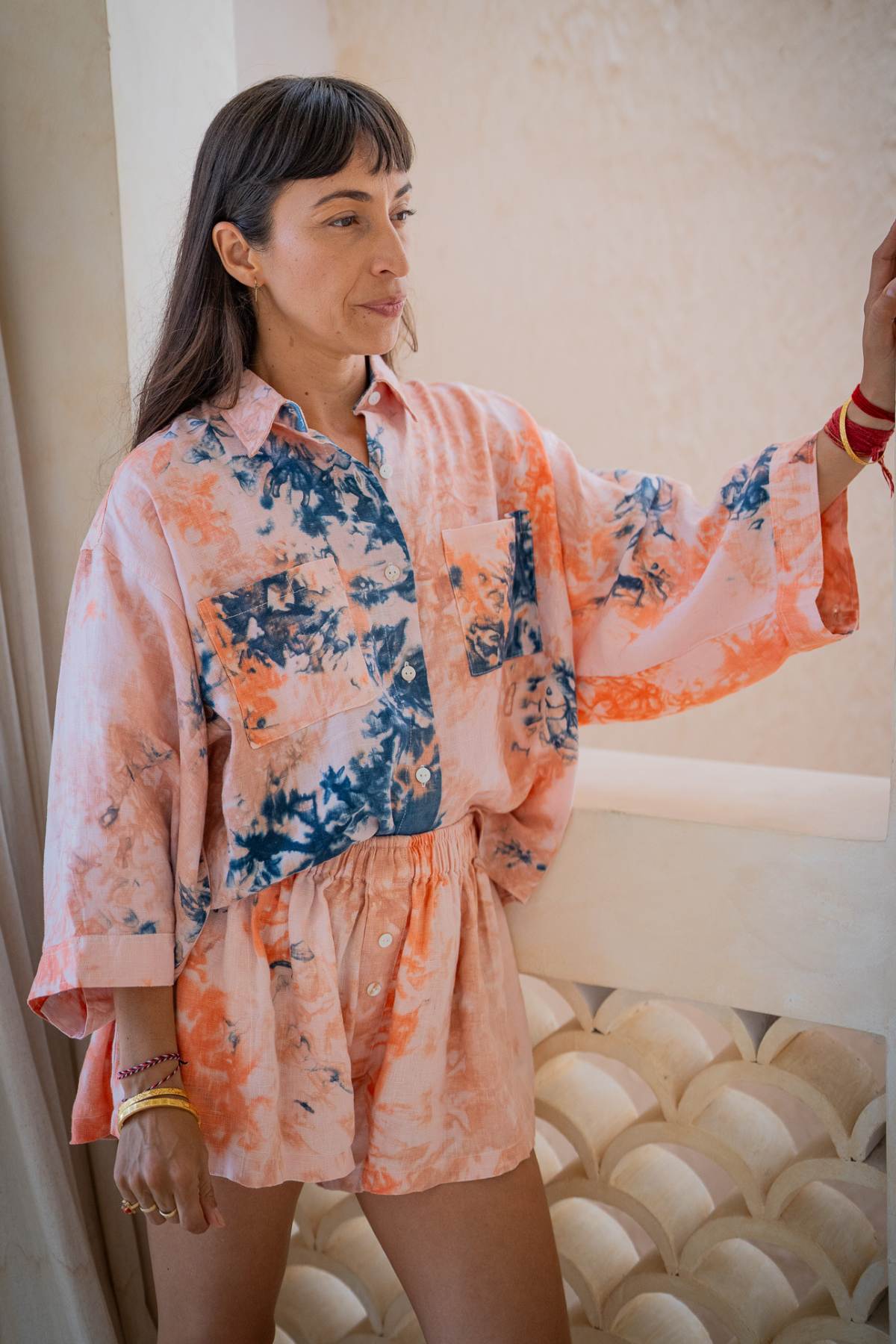 Botanical Nidra Button Down Set