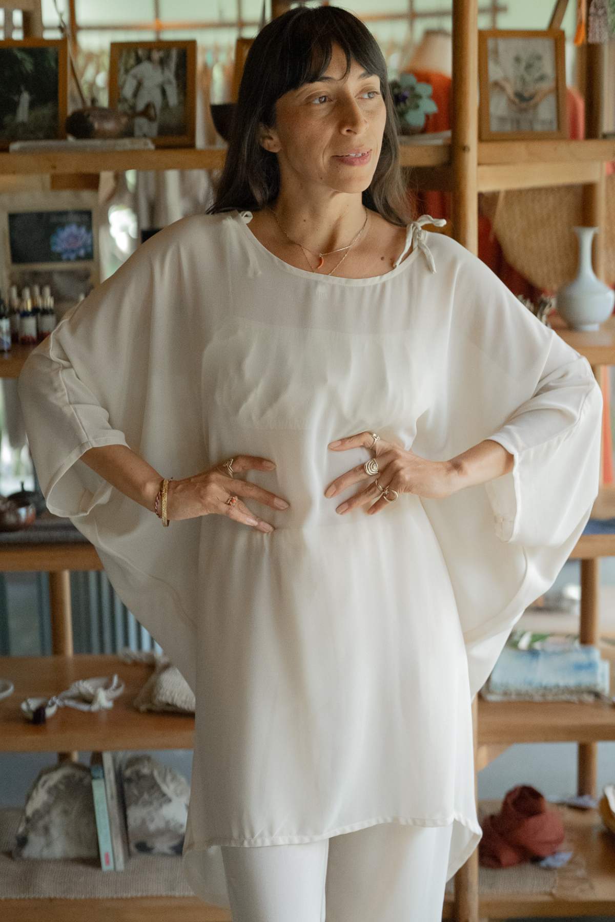 Butterfly Tunic Chiffon Moonlight - PR