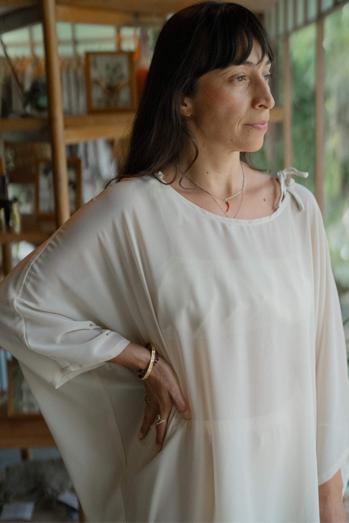 Butterfly Tunic Chiffon Moonlight - PR