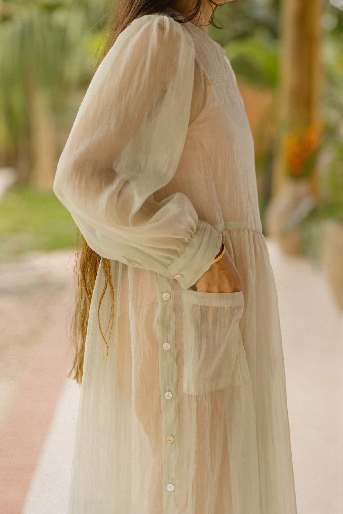 Garden Frock Sheer Organza