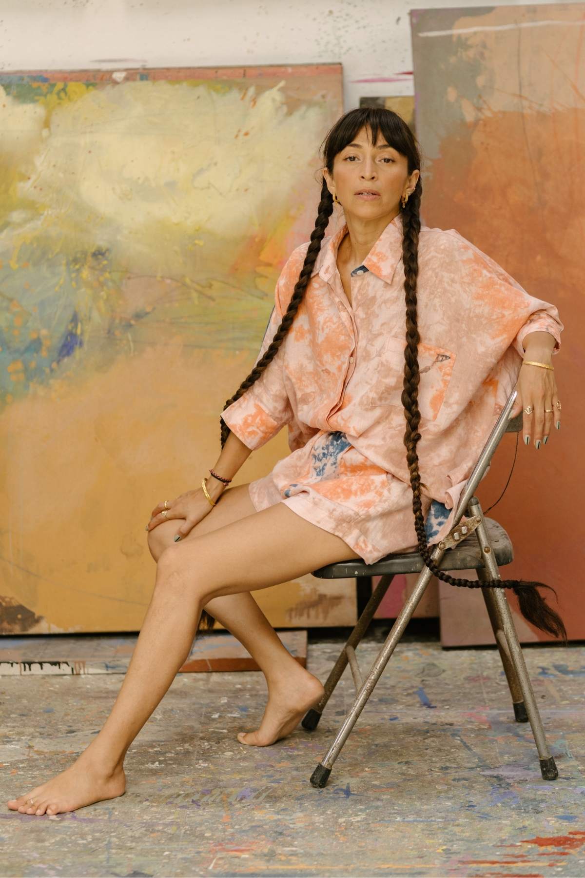 Uluwatu Sunset Linen Suka Set