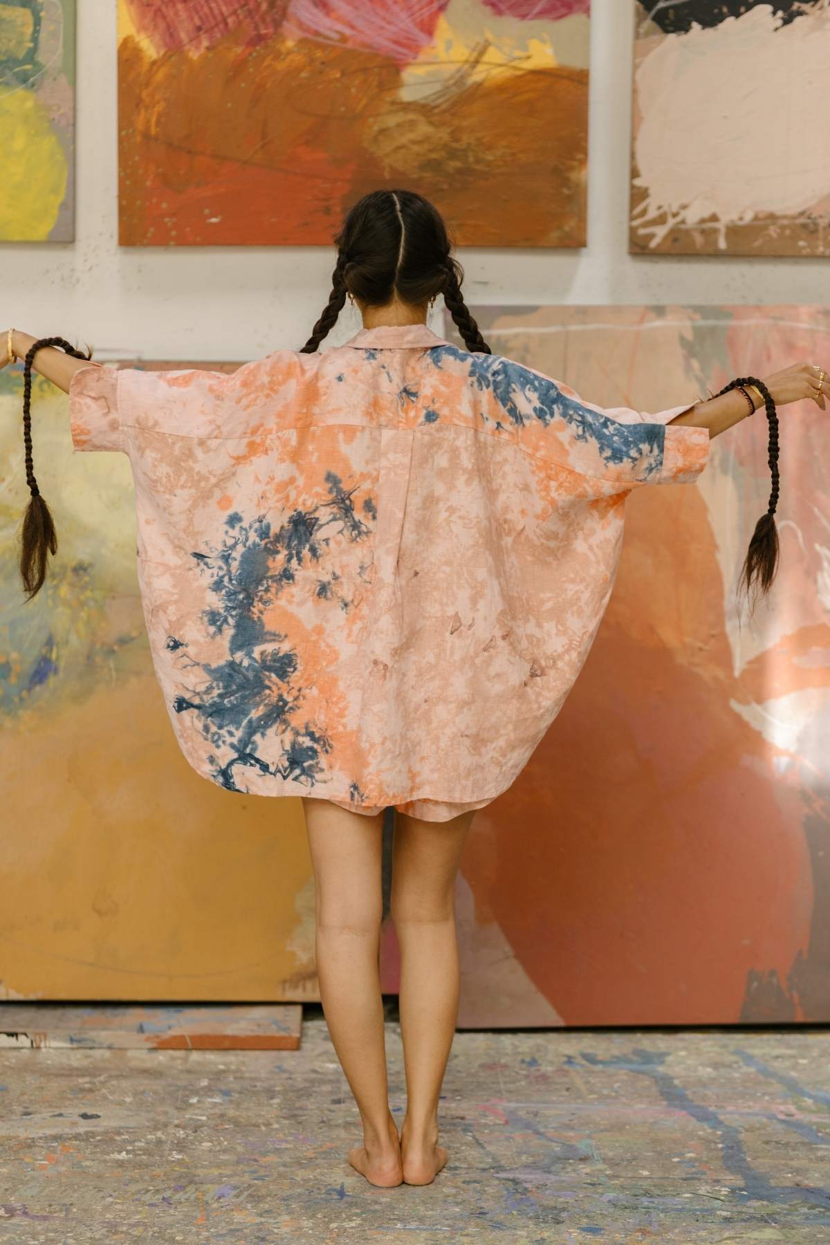 Uluwatu Sunset Linen Suka Set