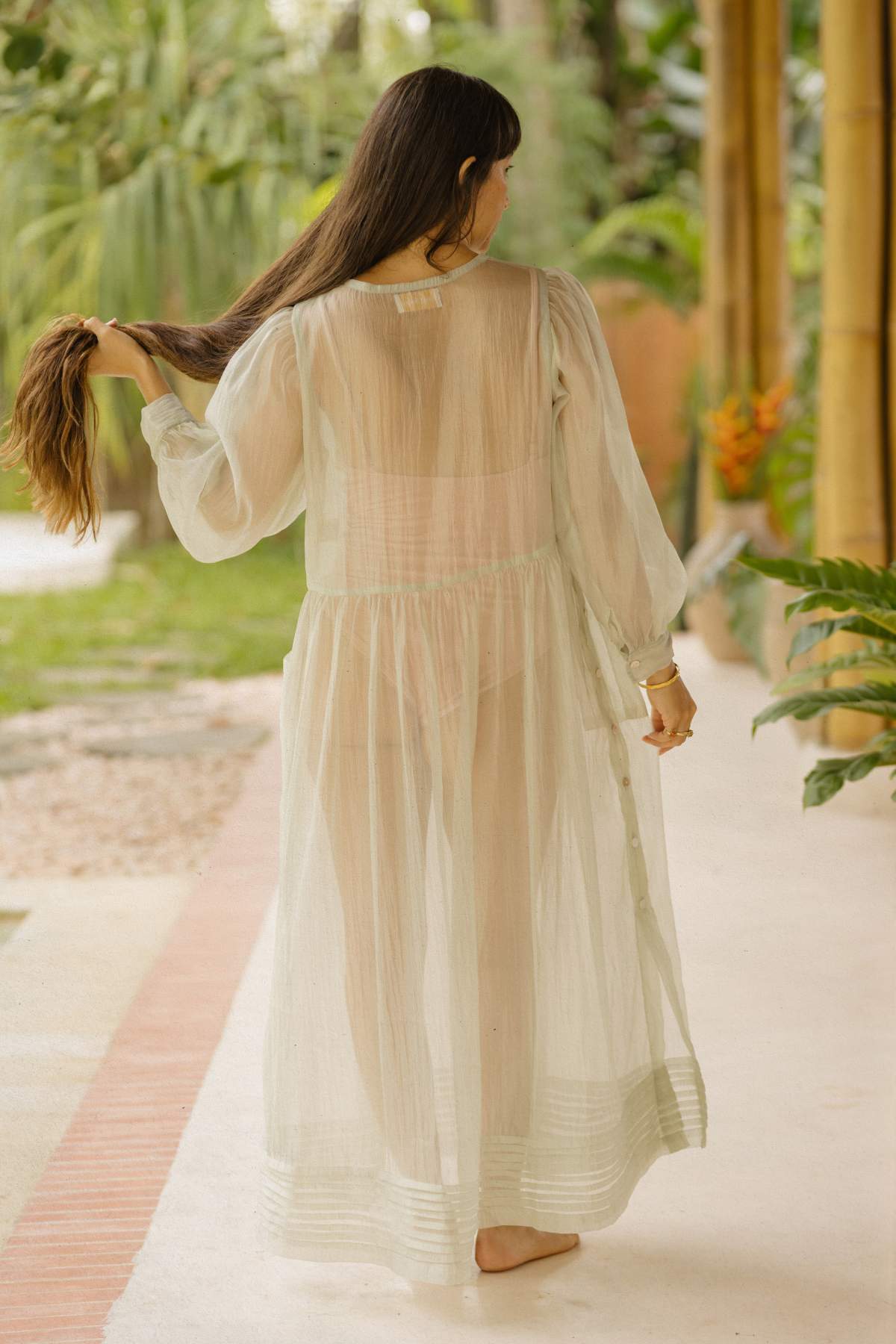 Garden Frock Sheer Organza