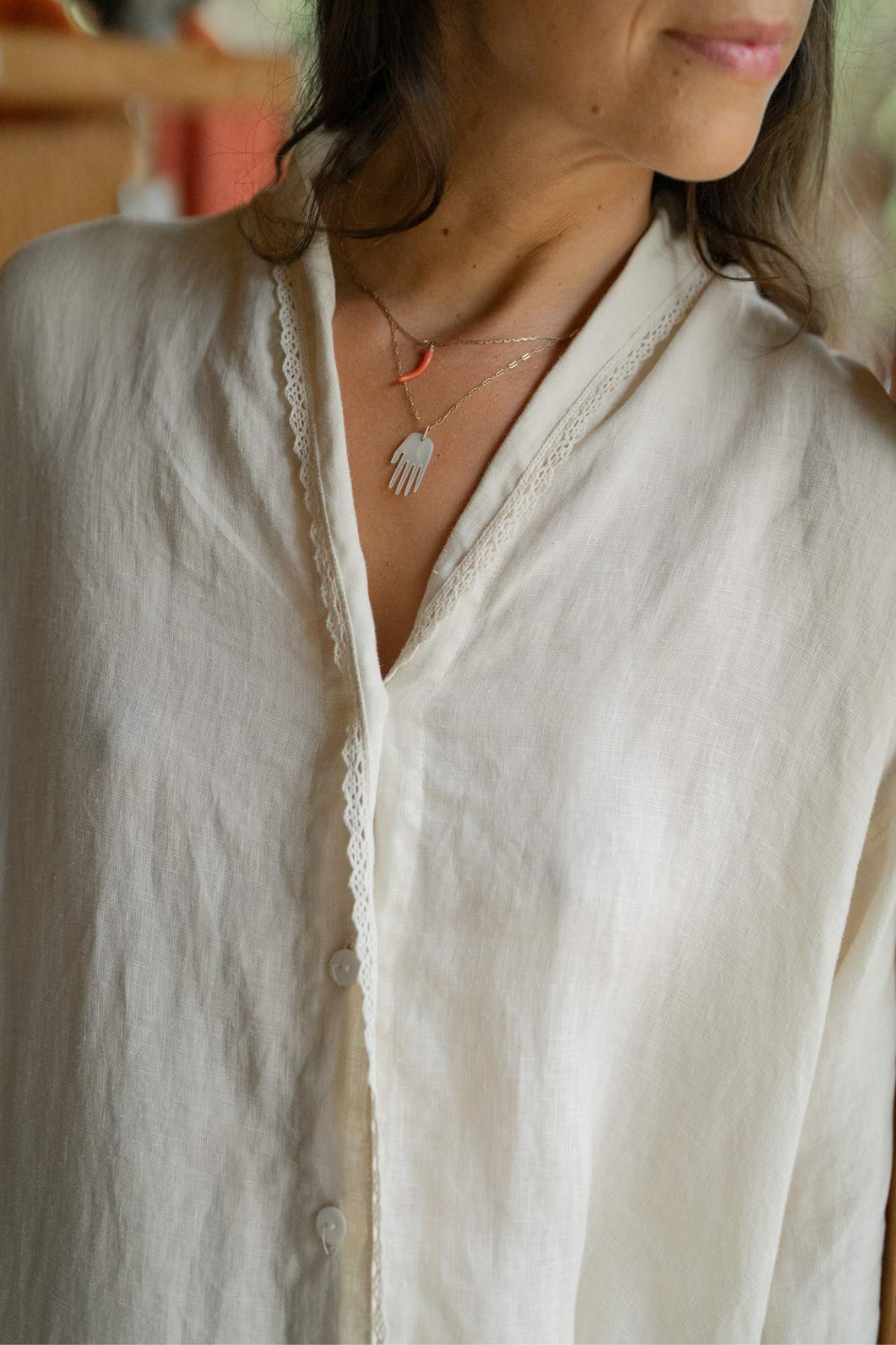 Kyoto Duster Linen, Moonlight- PR