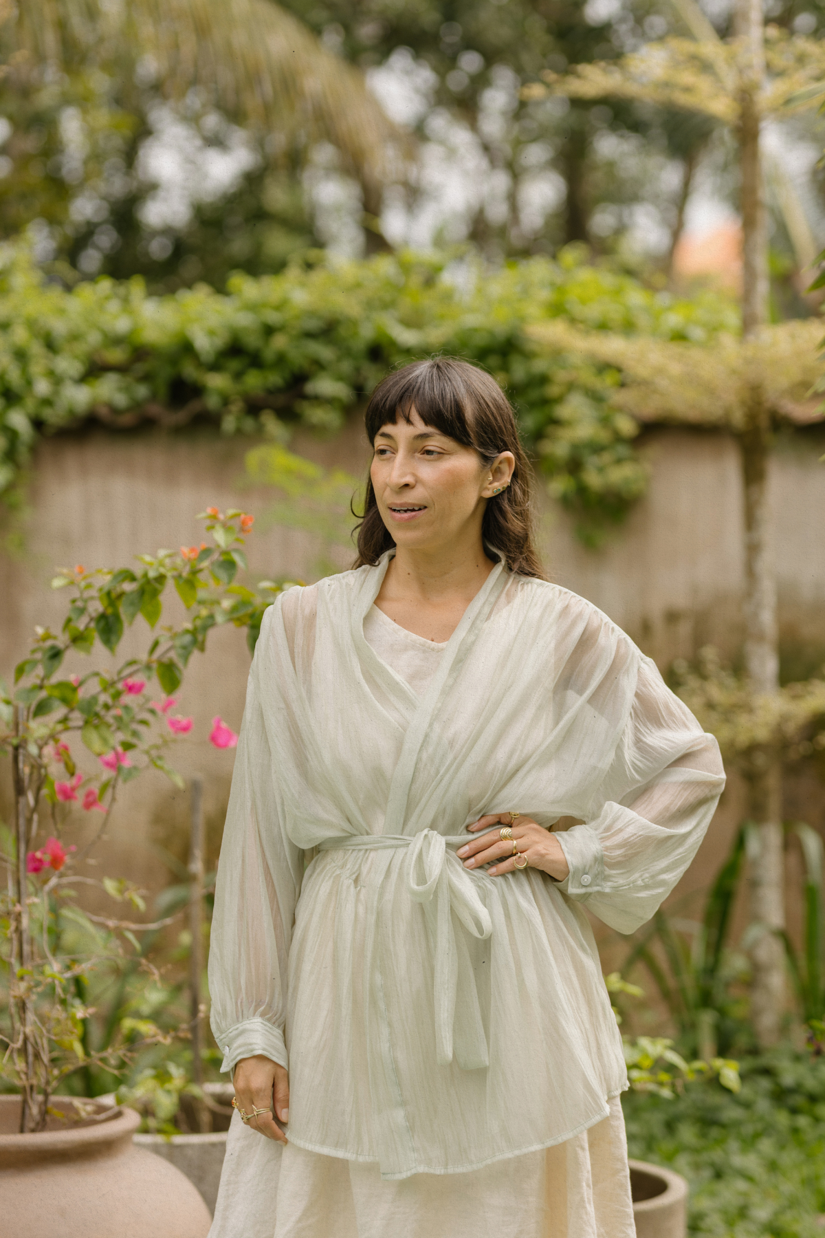 Organza Jasmine Kimono Top