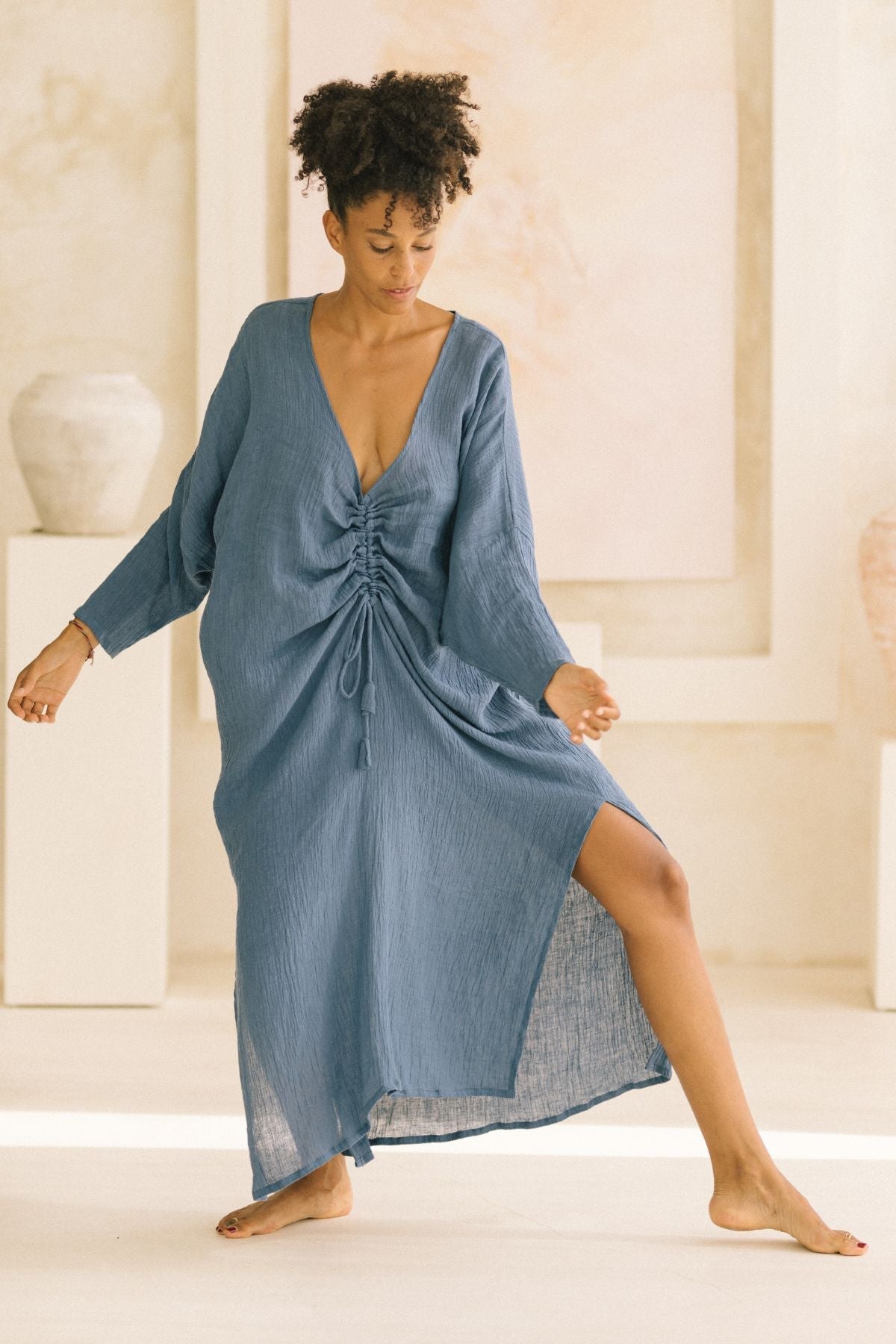 Indigo Virgo Rising Kaftan - Limited Edition