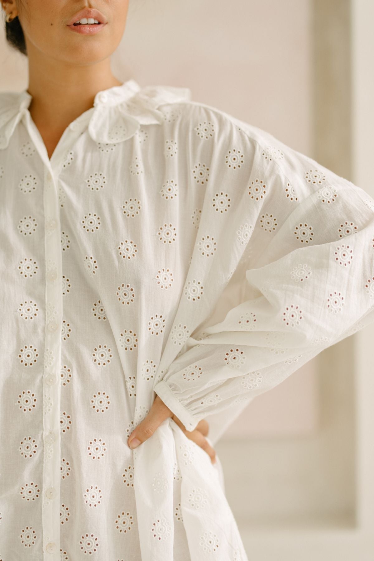 Coco Gown Short Edition (New Embroidered Cotton) - PR