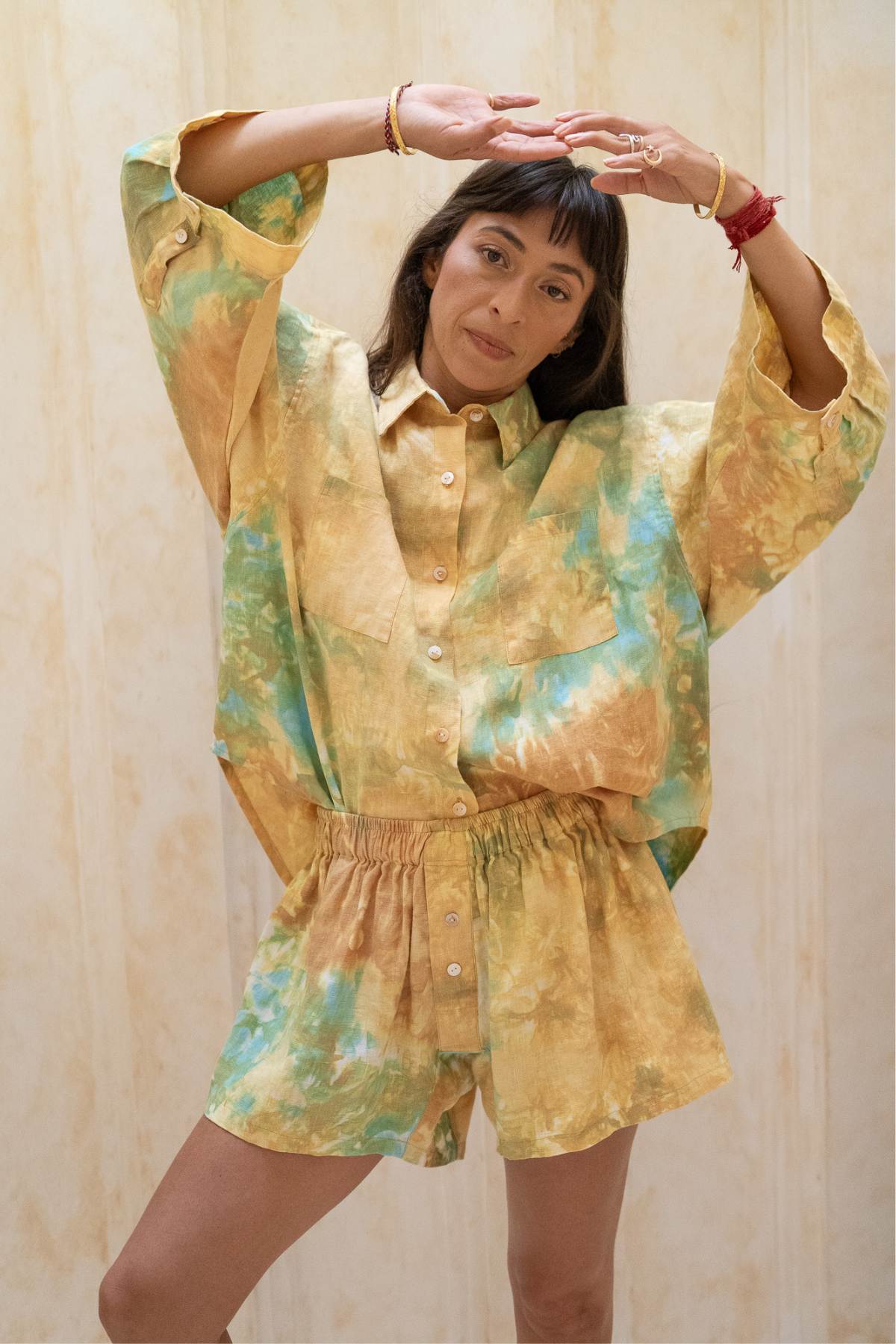 Botanical Nidra Button Down Set