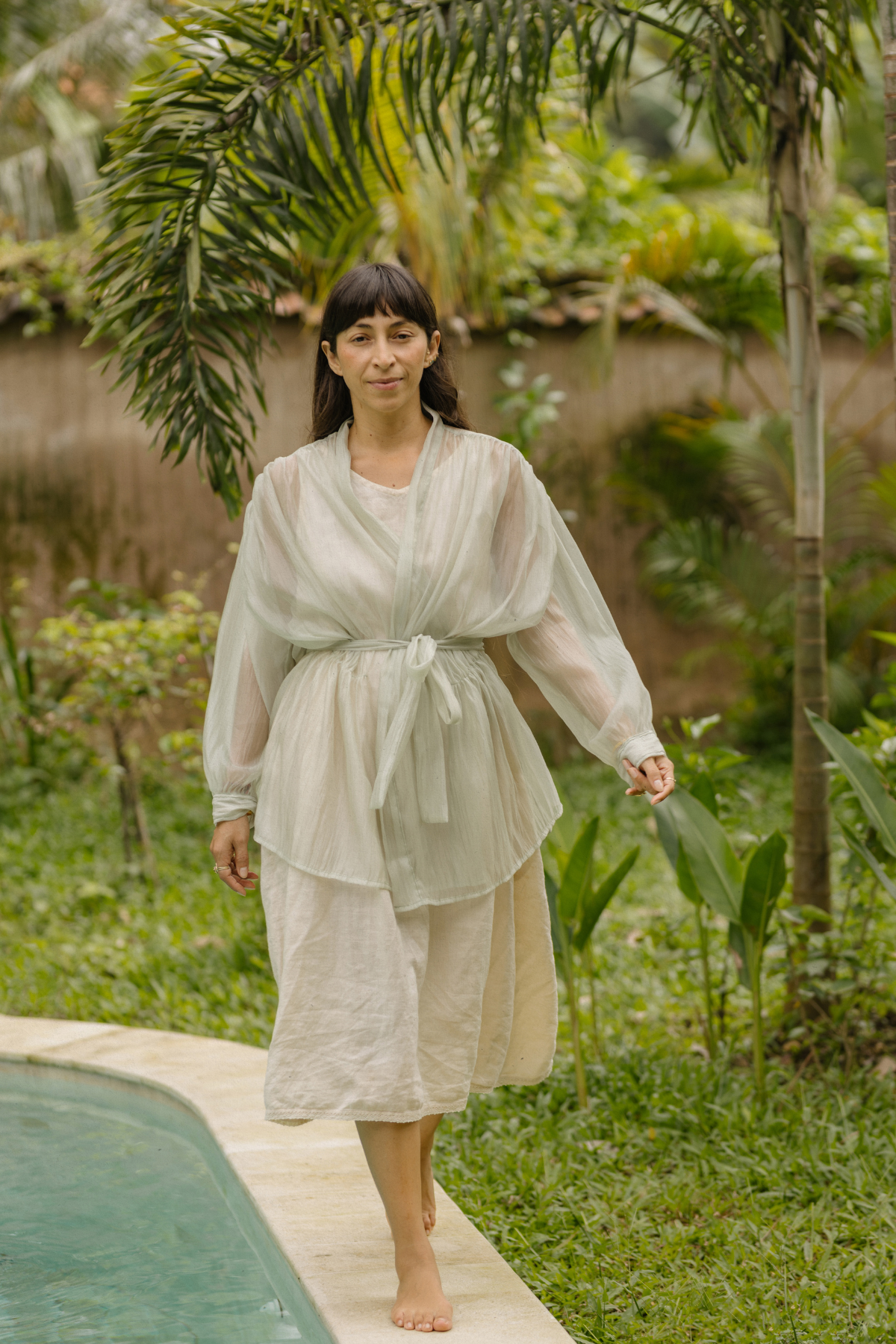 Organza Jasmine Kimono Top
