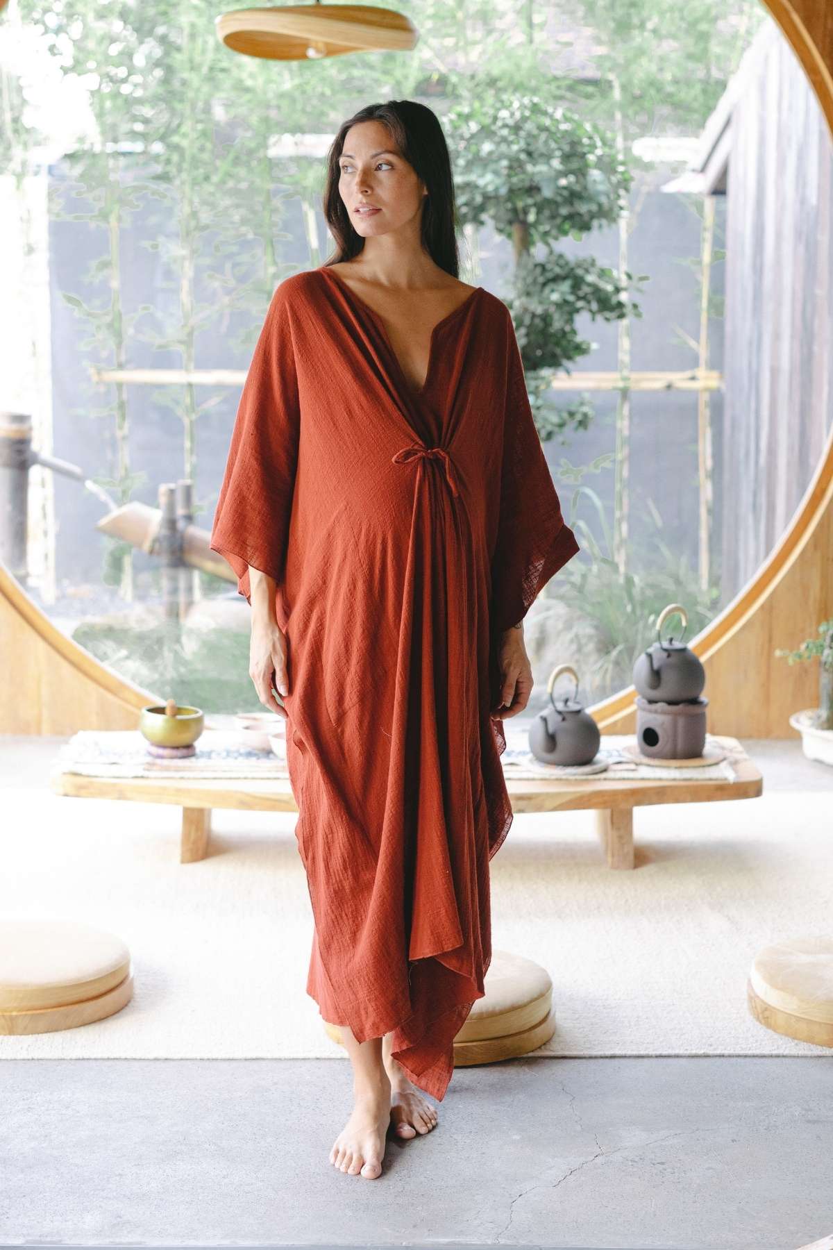 River Kaftan (Cotton Gauze, Multiple Colors)
